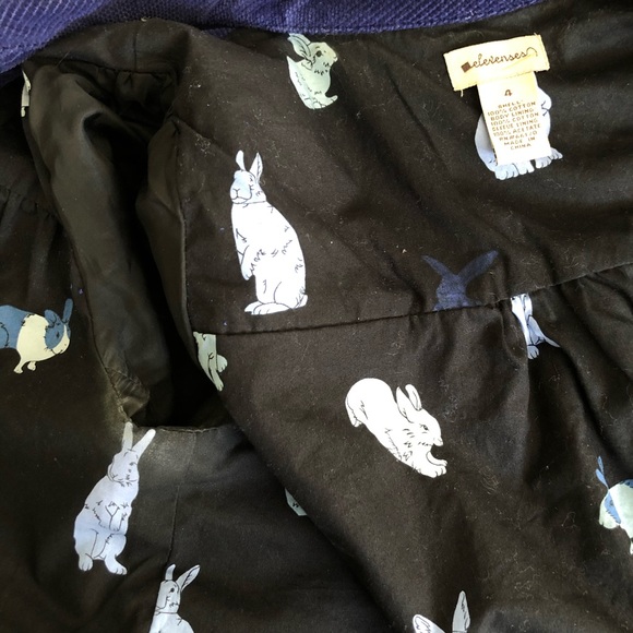 Anthropologie Elevenses Corduroy Lace Crop Jacket - Picture 6 of 7